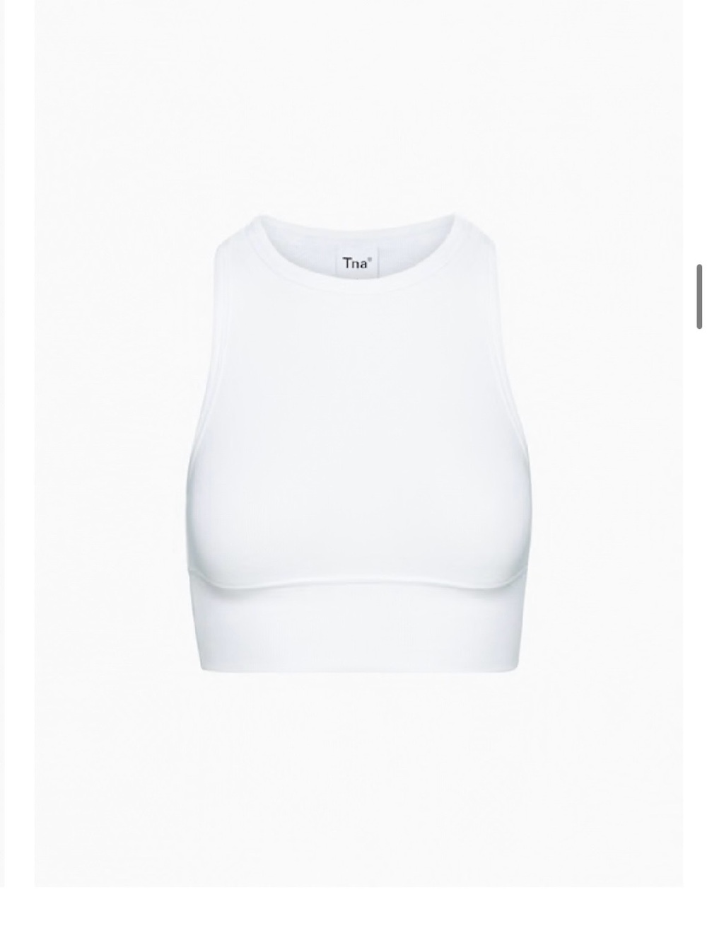 Tna White High-Neck tshirt tank
